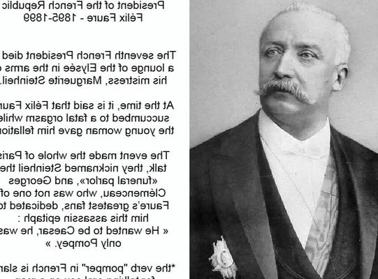 The sex life of the French Presidents