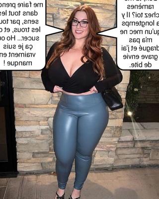 フランス語のキャプション (francais) grosse cochonne en manque de bid