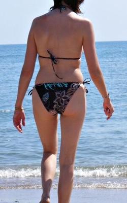 Sylvie schwimmt