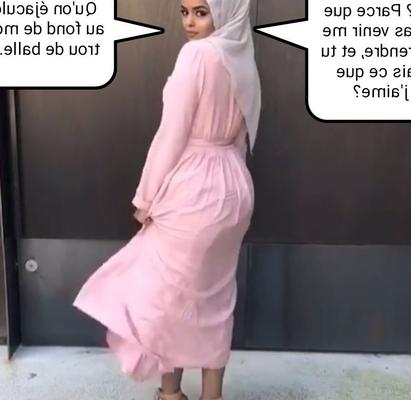 Légende française (Fran�ais) dans mon cul de beurette voil�e