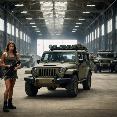 Peloton de filles de l'armée - Gingers And Trucks