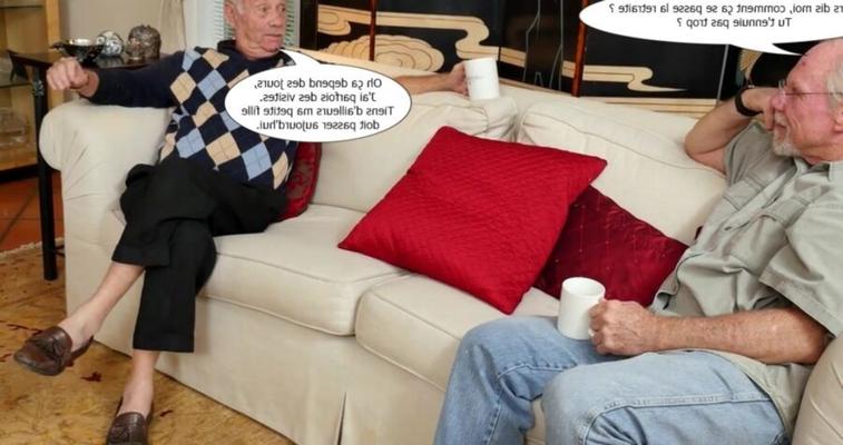 Une visite chez Papy