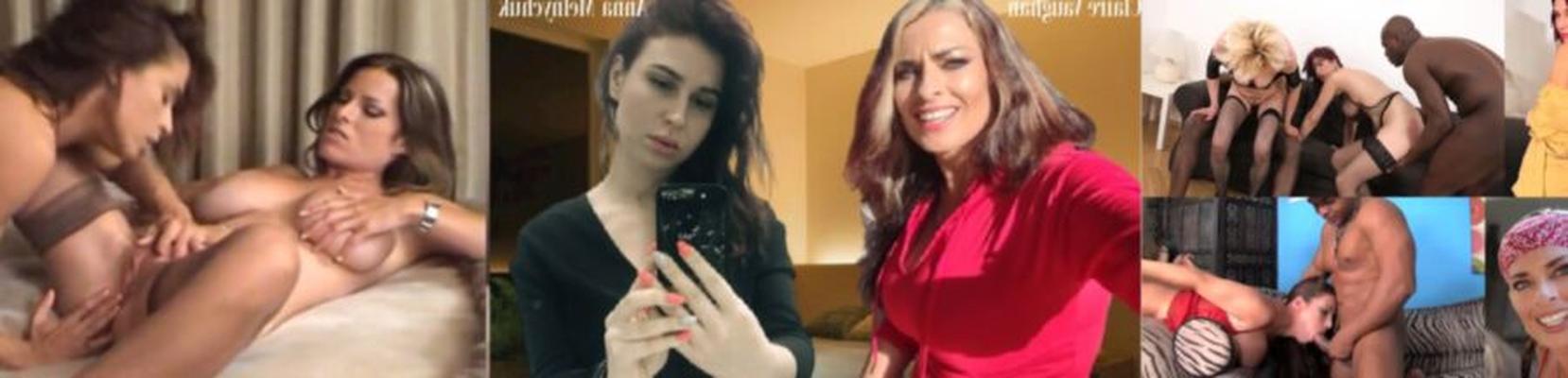 Anna Melnycuk and Claire Vaughan Interracial