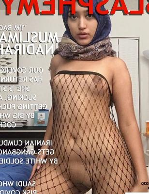 イスラム教徒女性のキャプション！