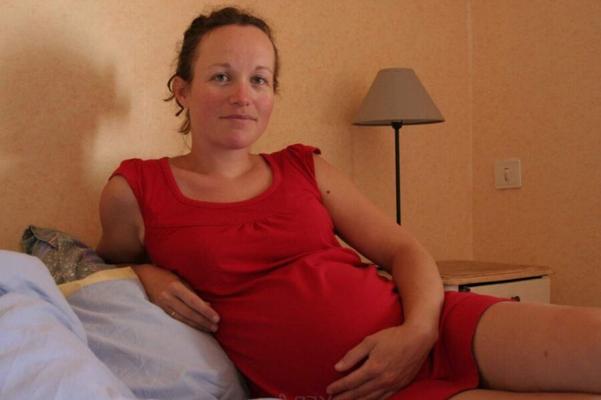 Magalie, maman française enceinte