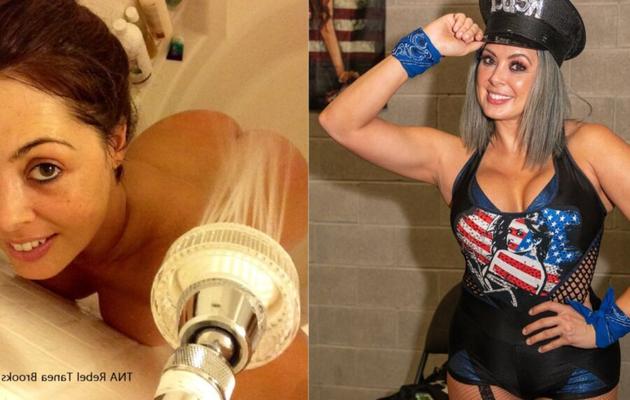 TNA Rebel Tanea Brooks, lutteuse américaine nue