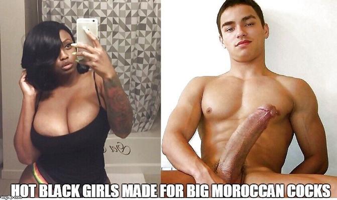Hot Black Girls Loves Big Moroccan Cocks