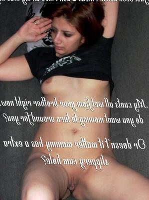 Mother son incest captions