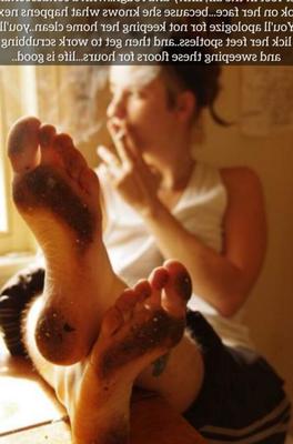 Légendes des pieds sales de Findom