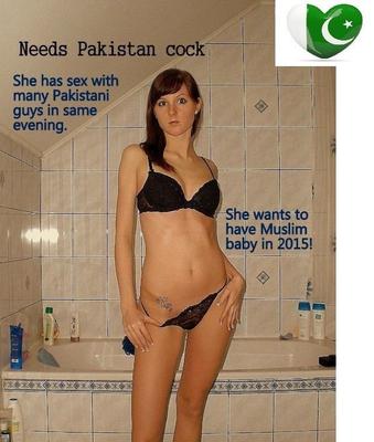 イスラム教徒の精液を求めるキリスト教徒女性