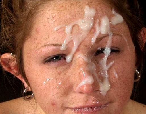 Just a couple of thick loads right on the face