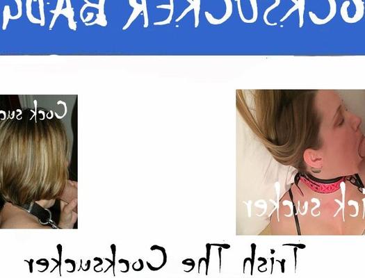 Badge suceur de bite pour la salope Trish_theBish