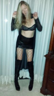 Skinny MILF Dresses Like a Young Slut