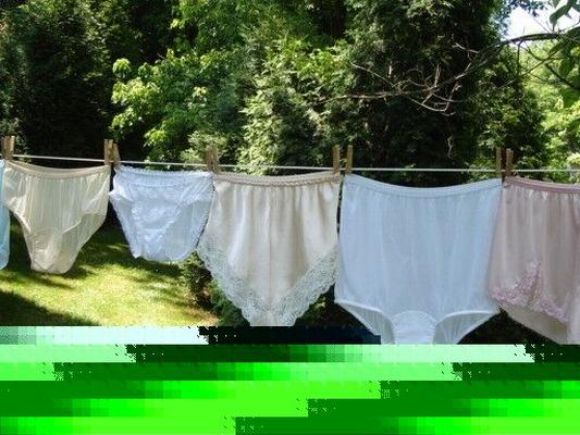Panties on Clotheslines