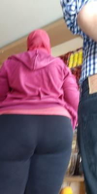 Arab candid ass