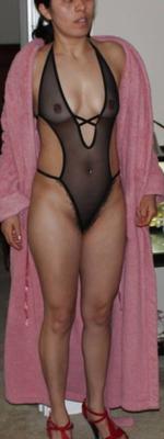 Magaly mexicana en lenceria couleur negro