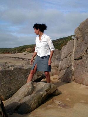 French Nadine - Flash - Beach