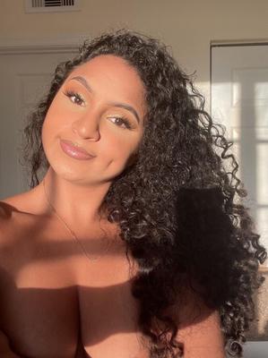 Curly haired mixed race Indian