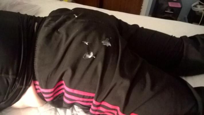 chav bf cum em mim trackies