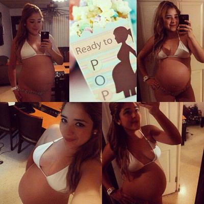 Preggo Cutie Ready to Pop