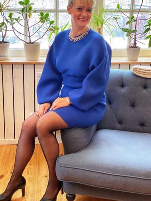 Short Haired Blonde Swedish Wife