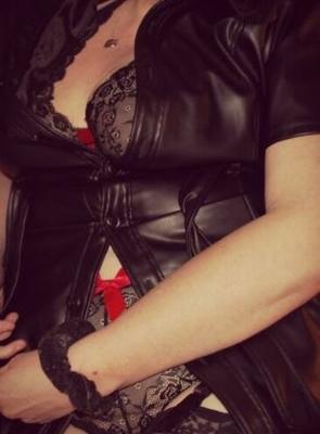 Leather lace and skin