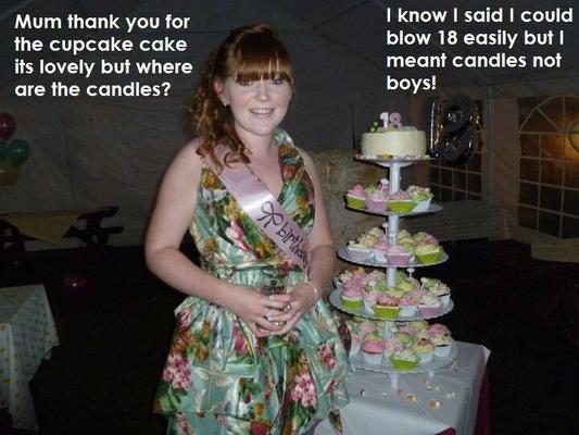 Sarah, already old enough to be a naughty girl
