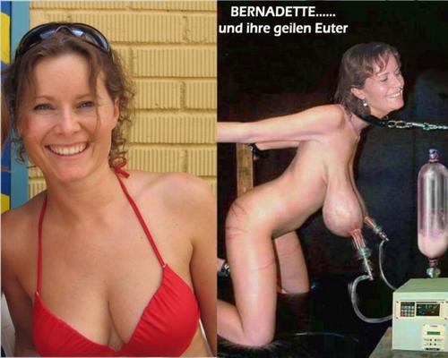 BERNADETTE Geniesst die Melkmaschine