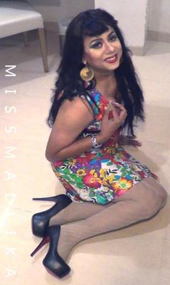 Miss Mallika (Dark-skinned Amateur Tgirl)