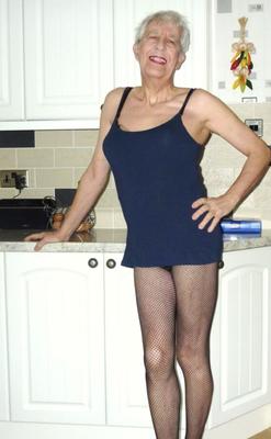 Chantelle�s ultra short blue dress