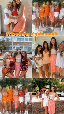 Filles de match de l'Université de Clemson