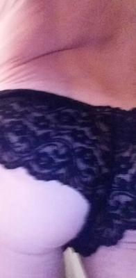 My Cock in Black Lace Panties; Why Not