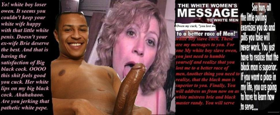 interracial captions for brie, the black cock slut