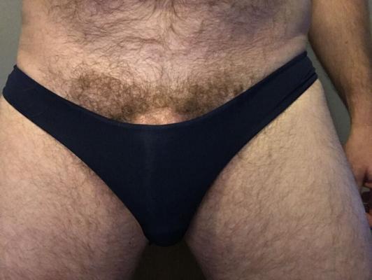 Blue Half Back Panties