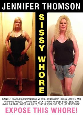 Sissy Faggot Exposed Whore
