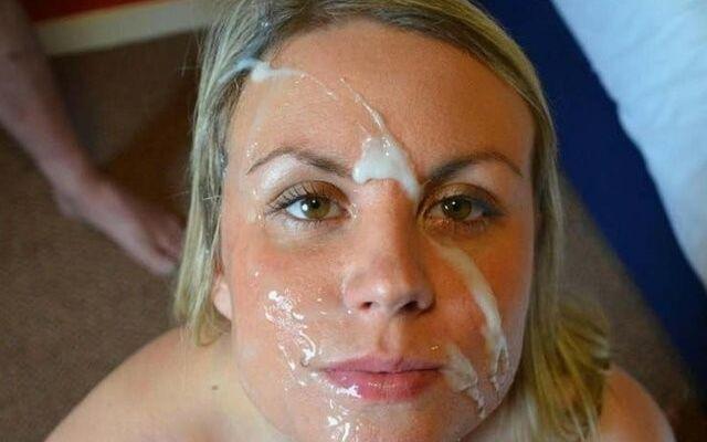 Bukkake visages magnifiquement peints