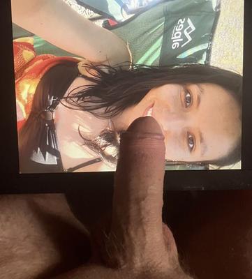 Cock Tribute to Pretty Latina Caritooo