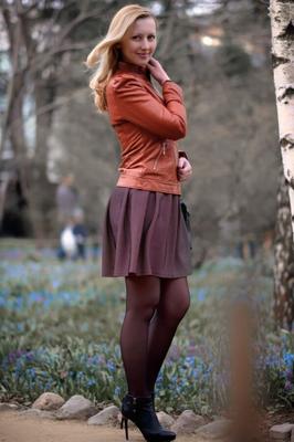 Déesse MILF russe en collants