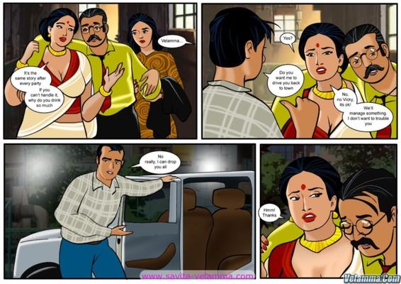 Velamma Naughty en medio de un viaje