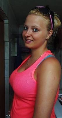 This dumb Polish blonde has some nice big tits