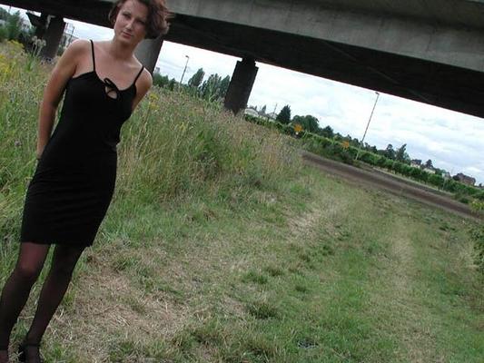 Agnes german teen in Pantyhose (Treppe)