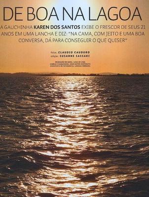 Karen dos Santos revista sexy
