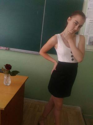 Украинская студентка