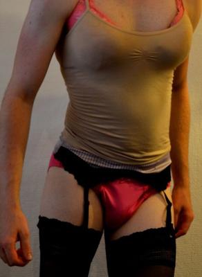 Moi-même en tant que poule mouillée (travesti de féminisation)