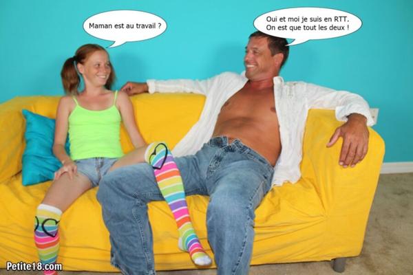 Seule avec papa (フランスの近親相姦物語)