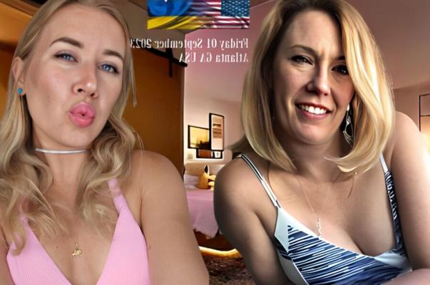 Vera et Dariya - La blonde ukrainienne à Atlanta USA