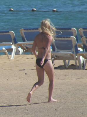 girl on beach