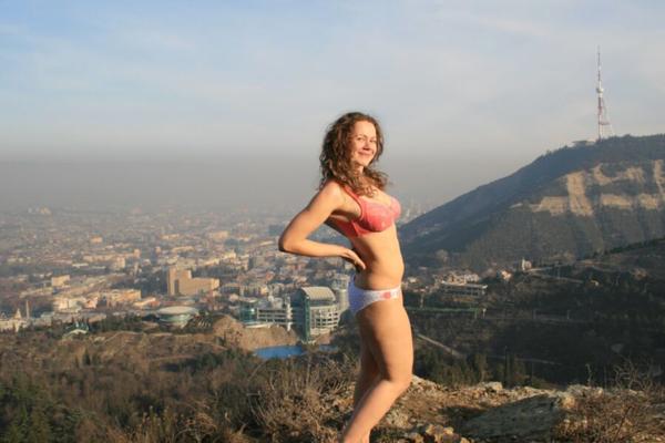 Self shot russian wife