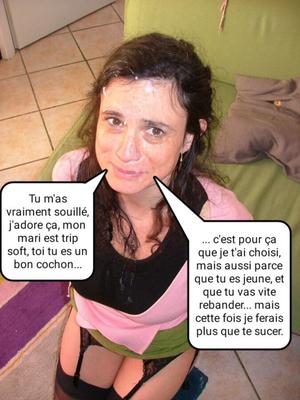 French caption (français) cougar salope pour toi.
