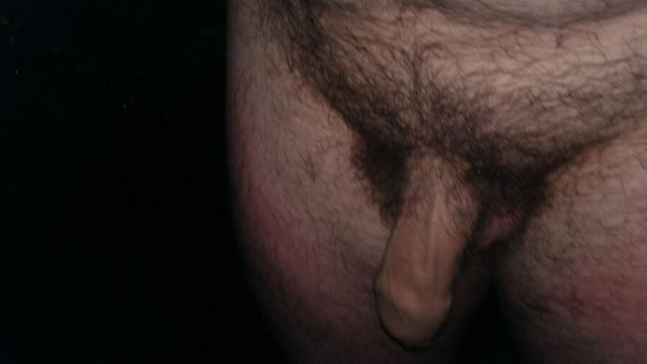 Naked, alone, in a wood at night